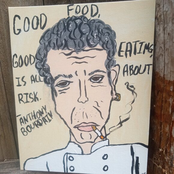 Anthony Bourdain Portrait Painting - Picture 9 of 16